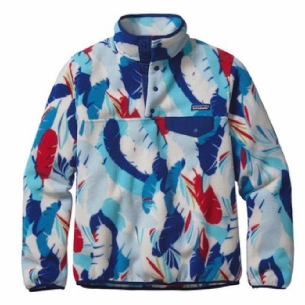 Patagonia Women's Lightweight Synchilla Fleece Pullover Blue s